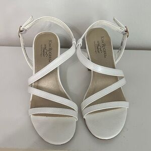 Kim Rogers Elegant White Sandals